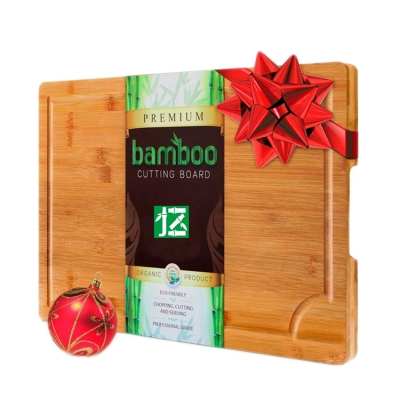 Bamboo Cutting Board with Juice Groove