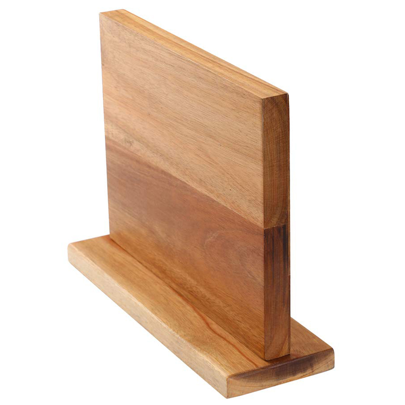 Double Side Magnetic Acacia Wood Knife Holder
