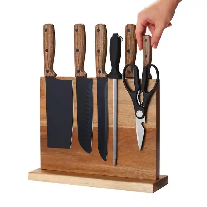 New product Home Kitchen Magnetic Knife Block Holder Rack