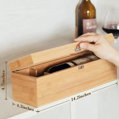 Bamboo Wooden Wine Gift Box Wine Storage Box with Accessories