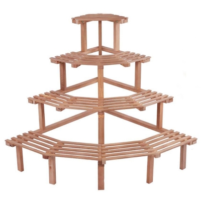 Flower Pot Stand Plant Display Shelf