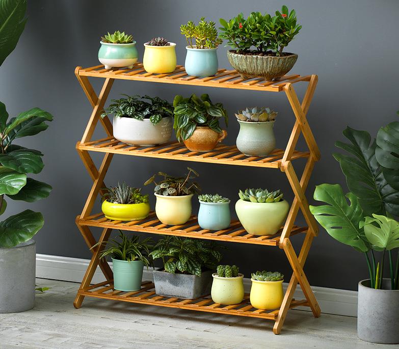 Bamboo follower rack