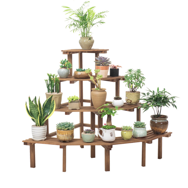 Flower Pot Stand Plant Display Shelf