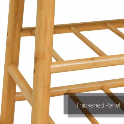 Bamboo shoe rack