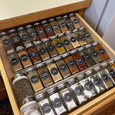 Wood spicce rack 4pcs a set