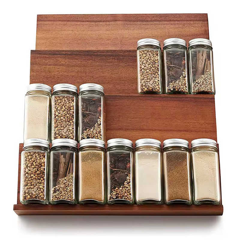 Wood spicce rack 4pcs a set