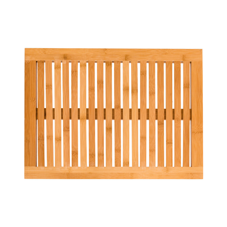 Bamboo bath mat