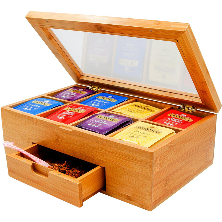 Bamboo tea box