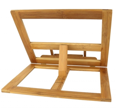 Bamboo book stand