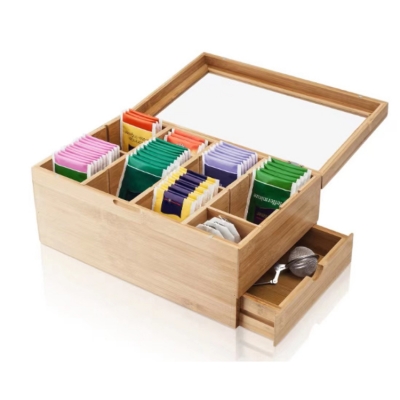 Bamboo tea box