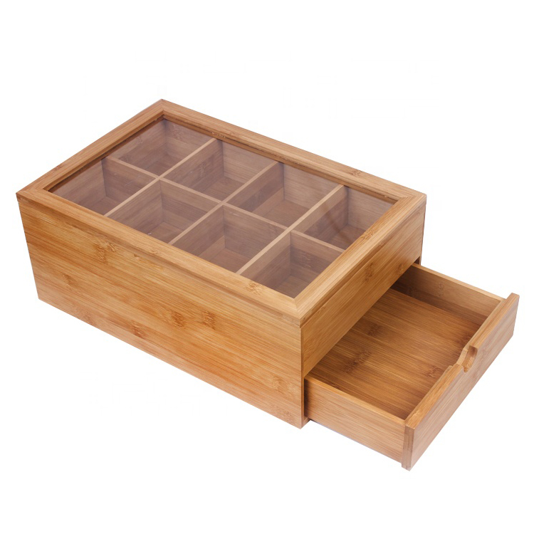 Bamboo tea box