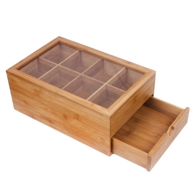 Bamboo tea box