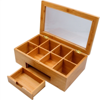 Bamboo tea box
