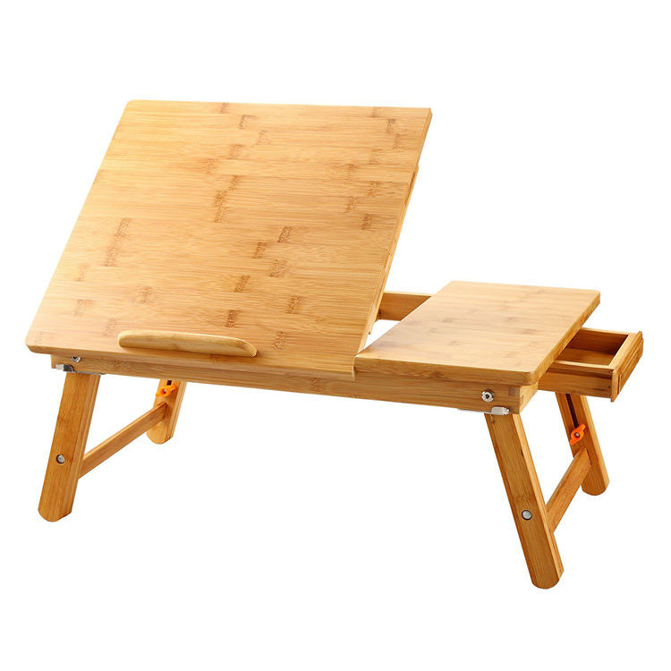 Bamboo laptop stand