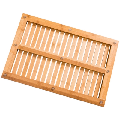 Bamboo bath mat
