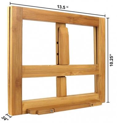 Bamboo book stand