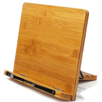 Bamboo book stand