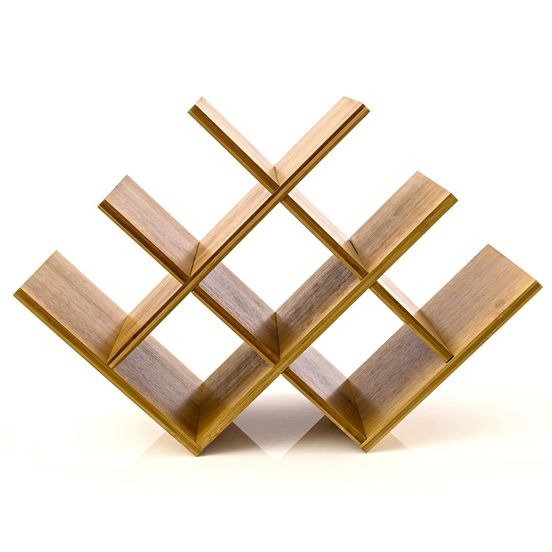 Bamboo Wine Storage 8 Bottle Rack