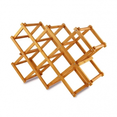 10-Bottle Free Standing Wine Rack