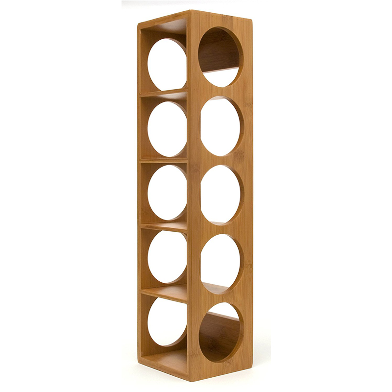 Bamboo Stackable Wine Rack