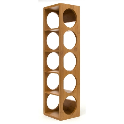 Bamboo Stackable Wine Rack