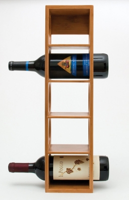 Bamboo Stackable Wine Rack