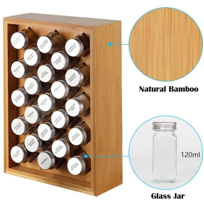 Spice Rack Organizer for 23 jars