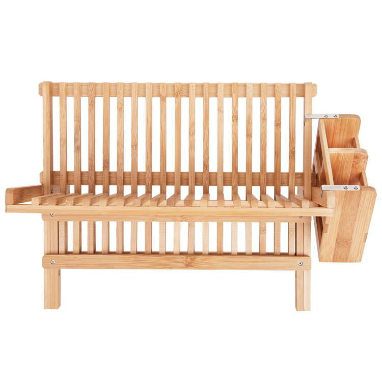 Bamboo Dish Rack utensil holder