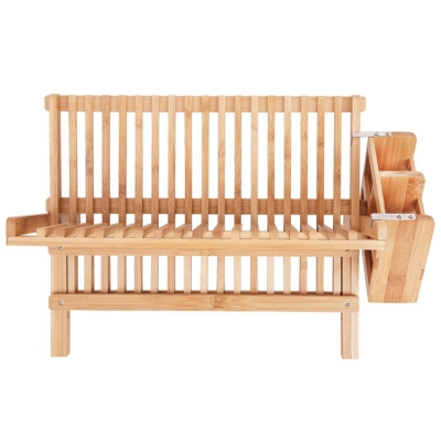 Bamboo Dish Rack utensil holder