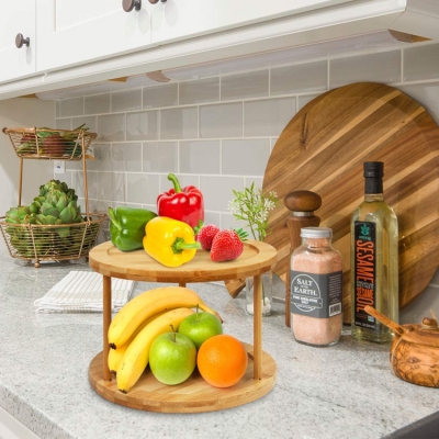 Lazy Susan Spice Rack Organizer