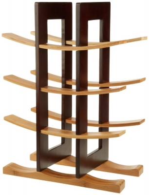 Bamboo Wine Storage 12 Bottle Rack