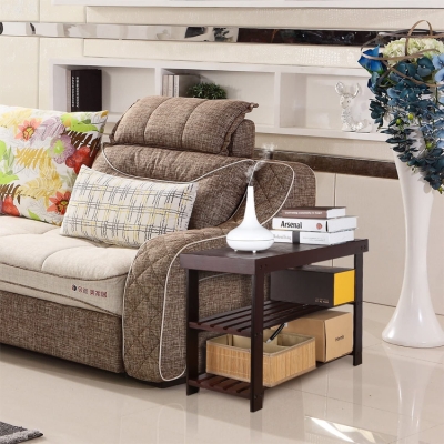 Bamboo Shoe Rack Bench 3-Tier