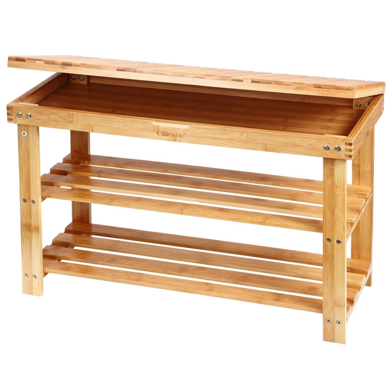 2-tier Bamboo Bench