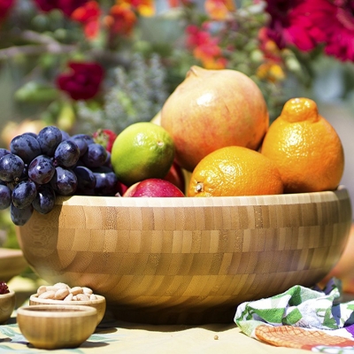 Bamboo Salad Bowl