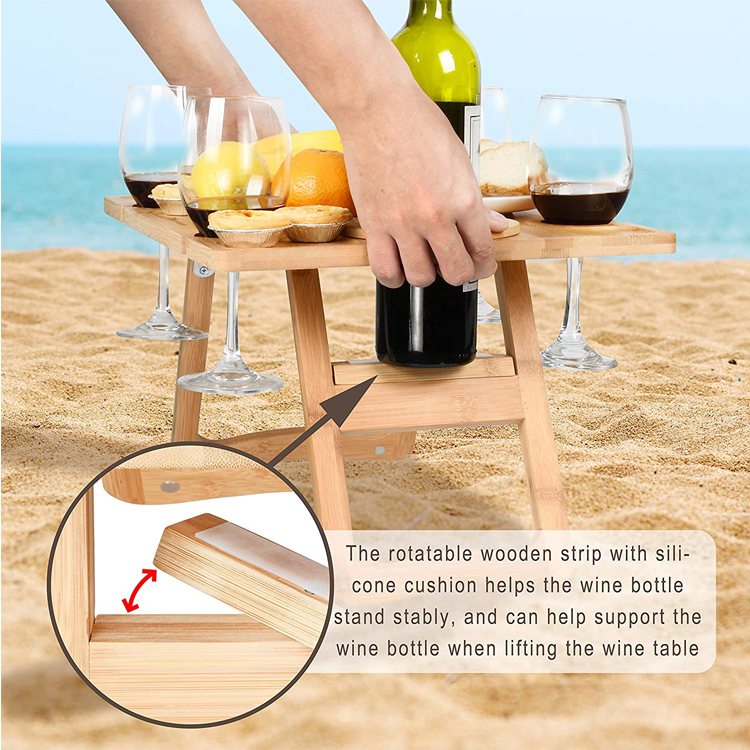 Wine Bottle Holder Picnic Rack