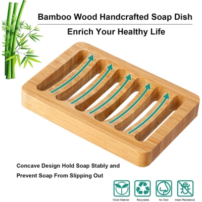 Bamboo sope dish