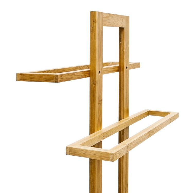 Bamboo Towel Rack Stand