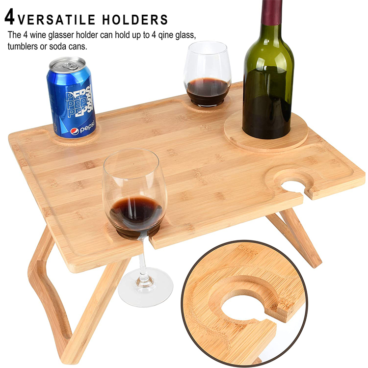 Wine Bottle Holder Picnic Rack